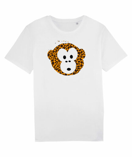 T-shirt Monkey Men White