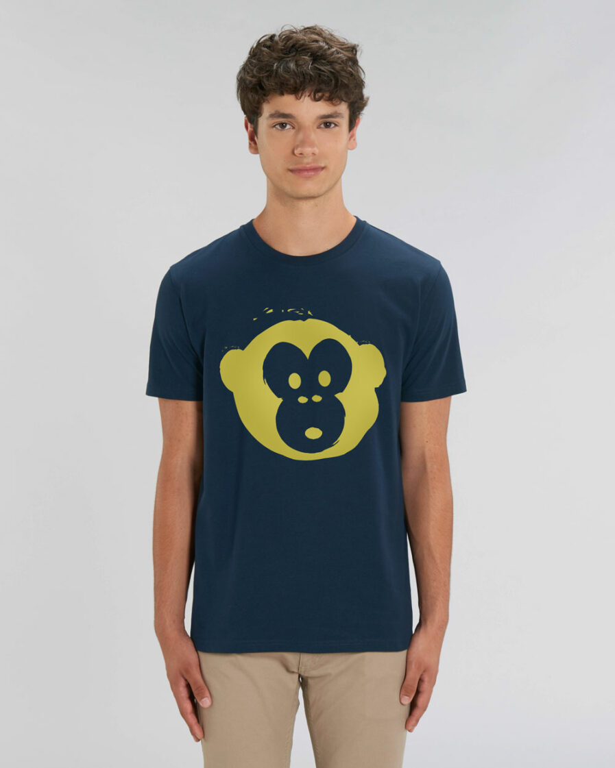 T-shirt Monkey Men Navy