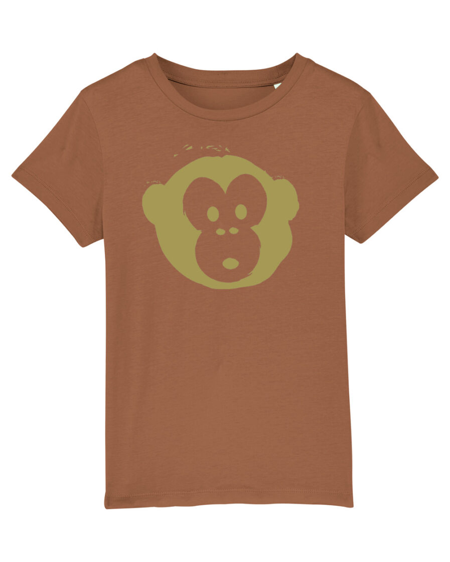 Mini Monkey T-shirt Caramel