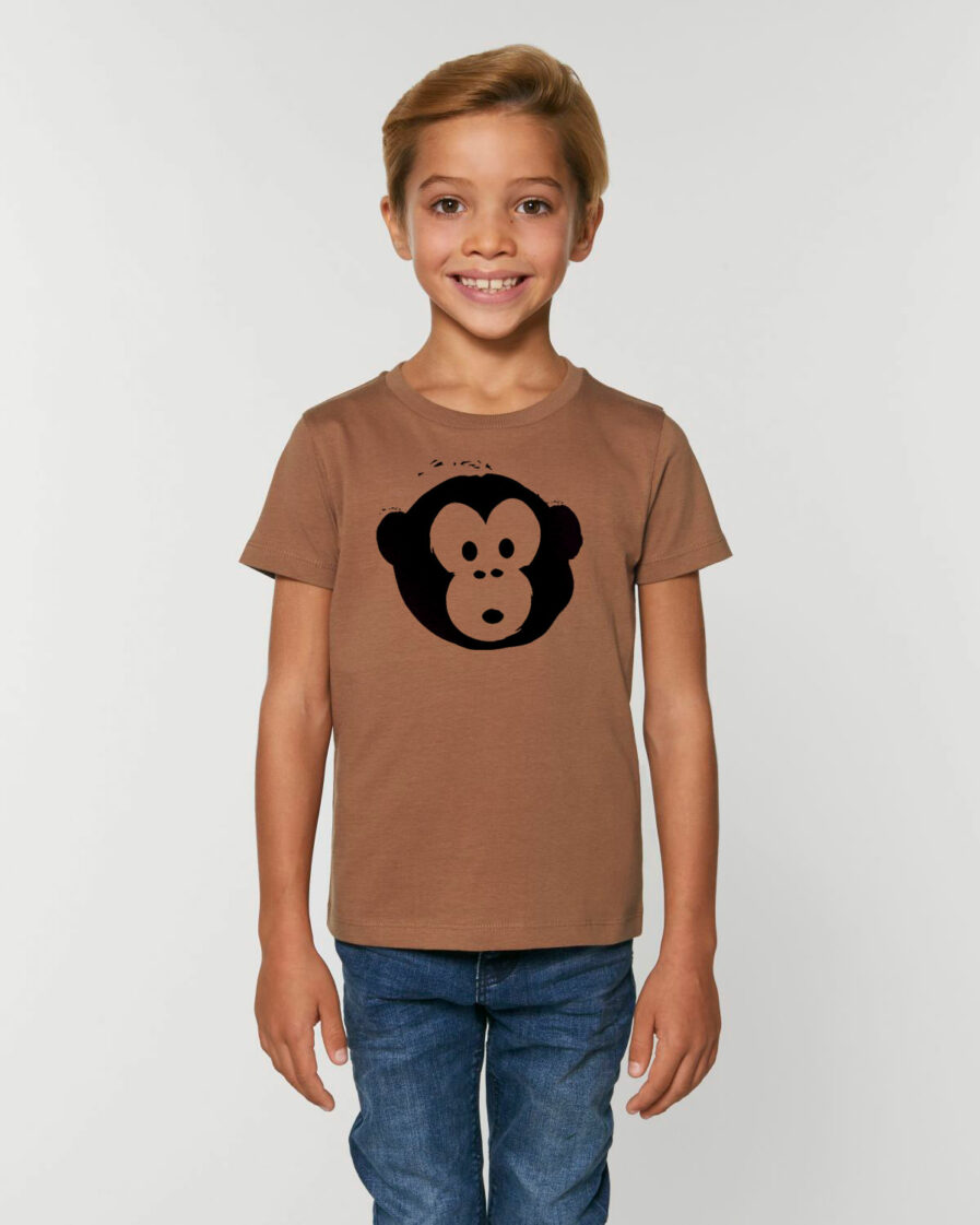 Mini Monkey T-shirt Caramel