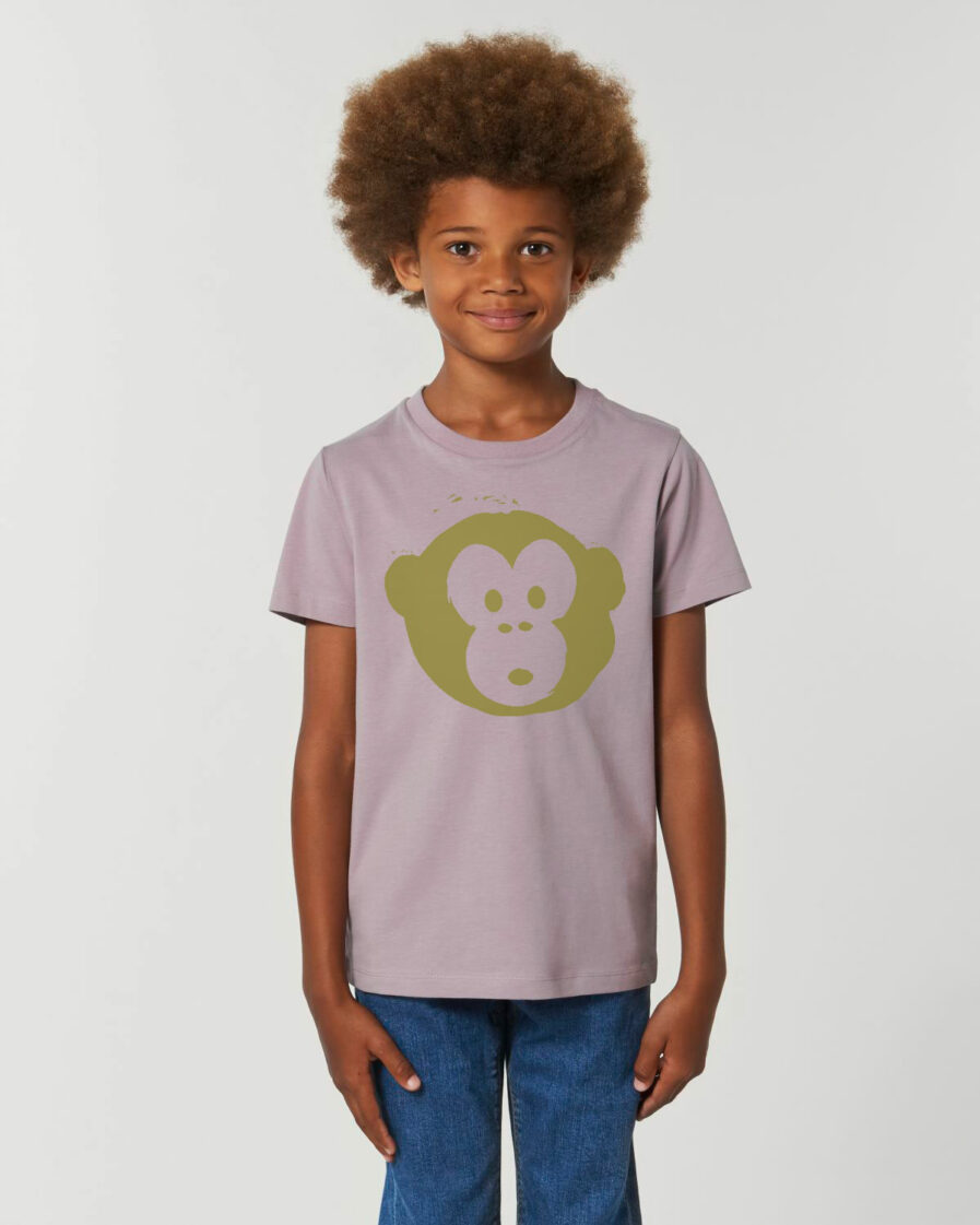Mini Monkey Tshirt Lilac