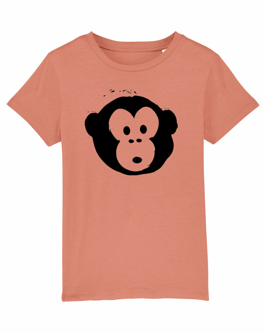 Mini Monkey T-shirt Rose Clay