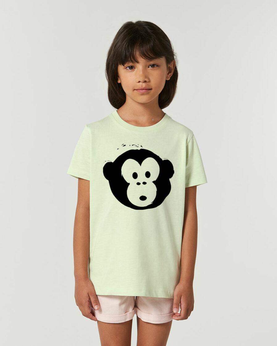 Mini Monkey T-shirt Stem Green