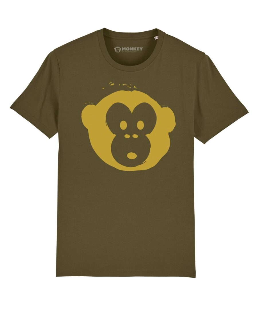 Unisex T-Shirt Gold Monkey Khaki